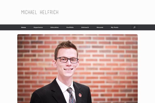 Vantage theme site design template sample