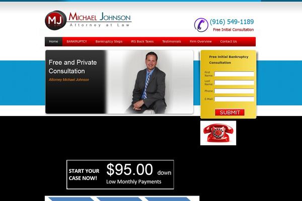 Michael theme site design template sample