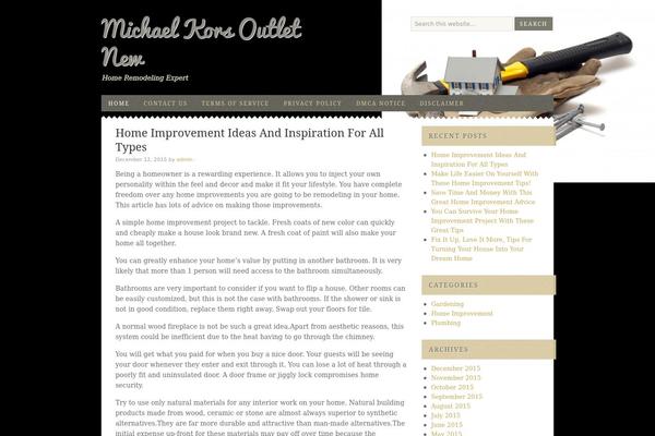 Fabric theme site design template sample