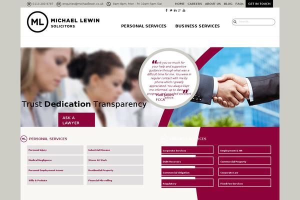 Jupiter theme site design template sample