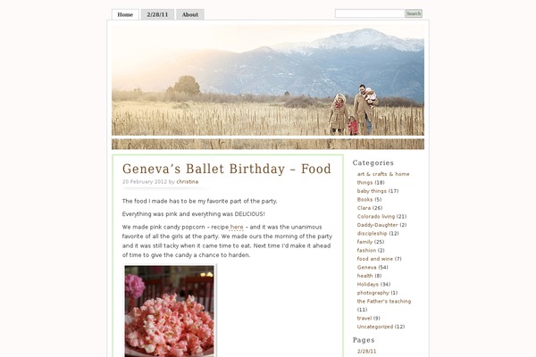 Misty Look theme site design template sample