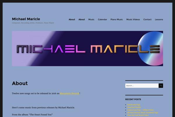 Twenty Eleven theme site design template sample