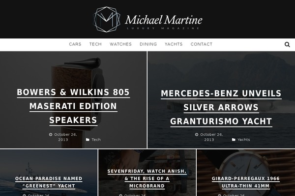 Valenti theme site design template sample