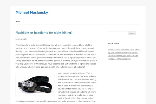 Elemin theme site design template sample