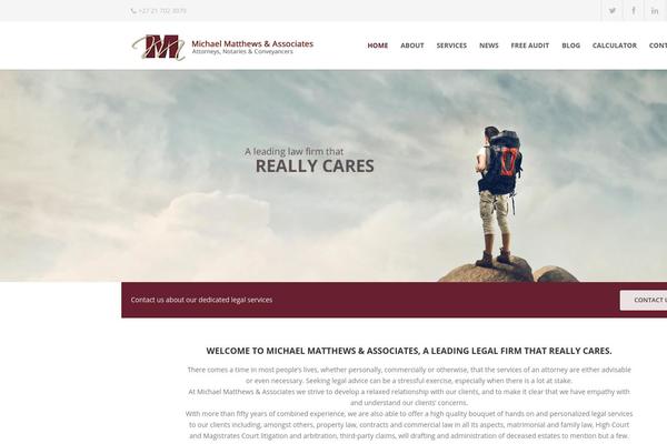 Durus theme site design template sample