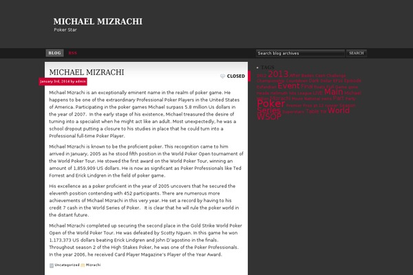RGB theme site design template sample