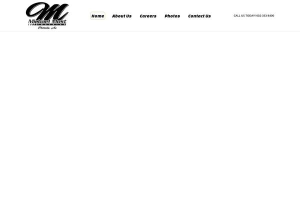 The7 Child theme site design template sample