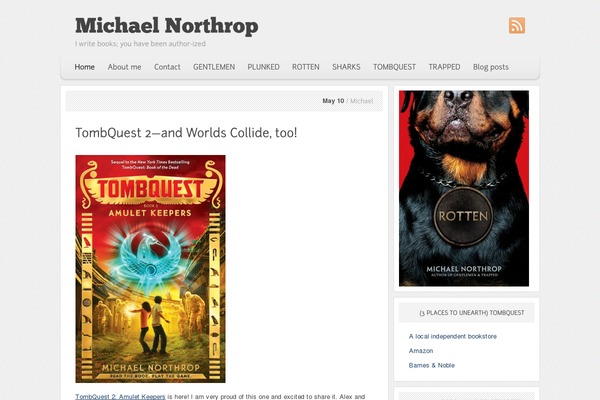 michaelnorthrop.net site used Paperpunch
