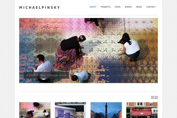 Whiteout theme site design template sample