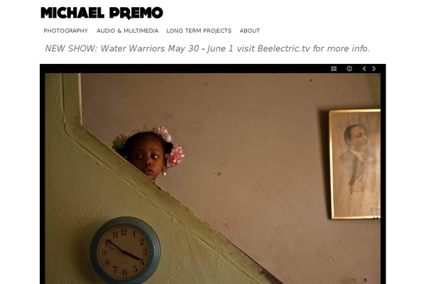 michaelpremo.com site used Photo-workshop