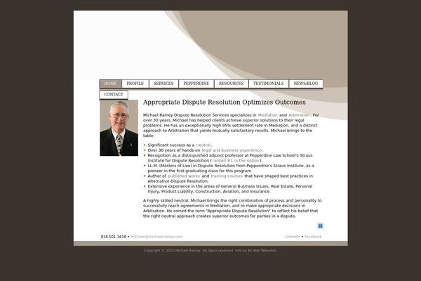 michaelrainey.com site used Rainey