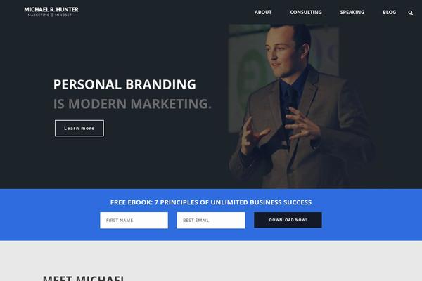 Jupiter Child theme site design template sample