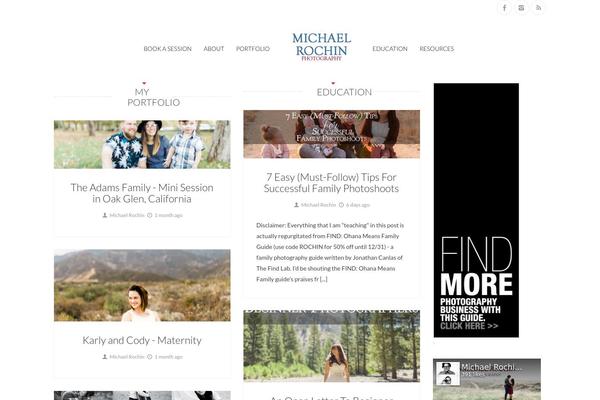 Tripod theme site design template sample