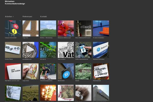 Portfolium theme site design template sample