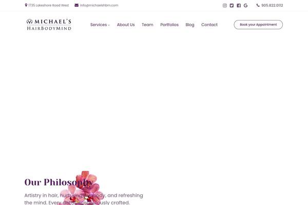 michaelshairbodymind.com site used Lirena