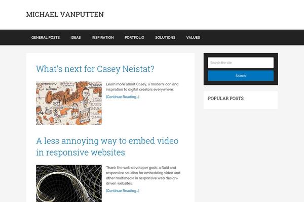 michaelvanputten.com site used Schema