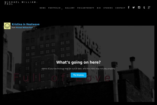 michaelwilliampaul.com site used Exposure