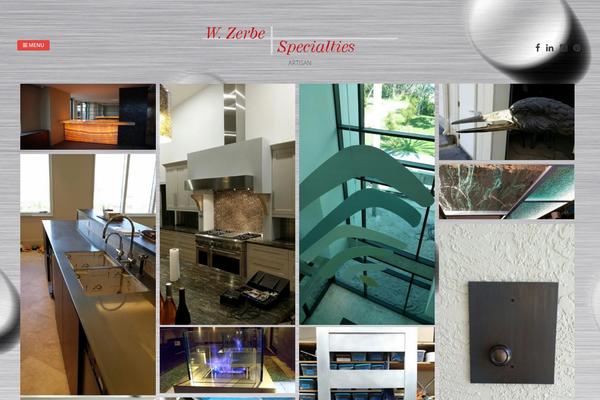 Gridsby theme site design template sample