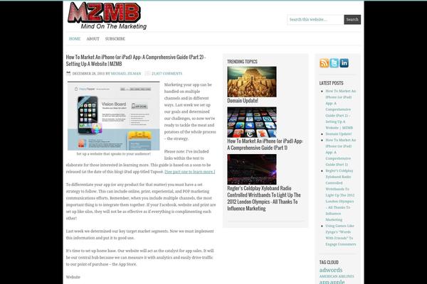 Minimum theme site design template sample