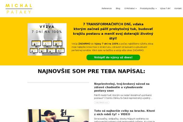 MioWeb theme site design template sample