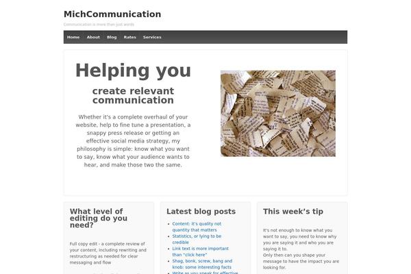 Responsive theme site design template sample