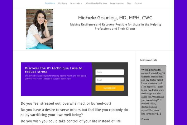 Site using Easy Testimonials plugin