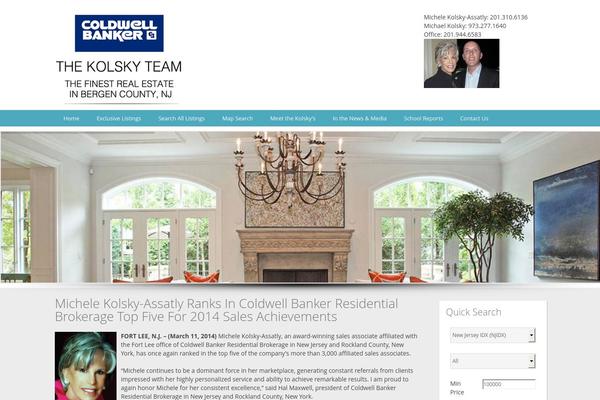 Open-floor-plan theme site design template sample