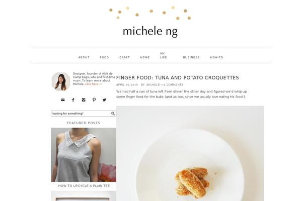 Foodie theme site design template sample