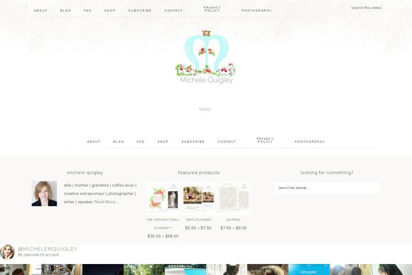 Elise theme site design template sample