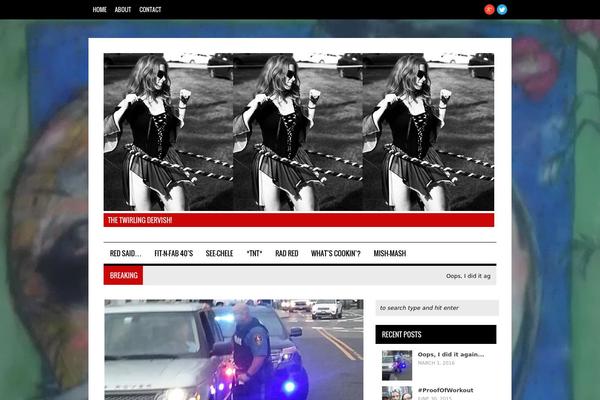 Hades theme site design template sample