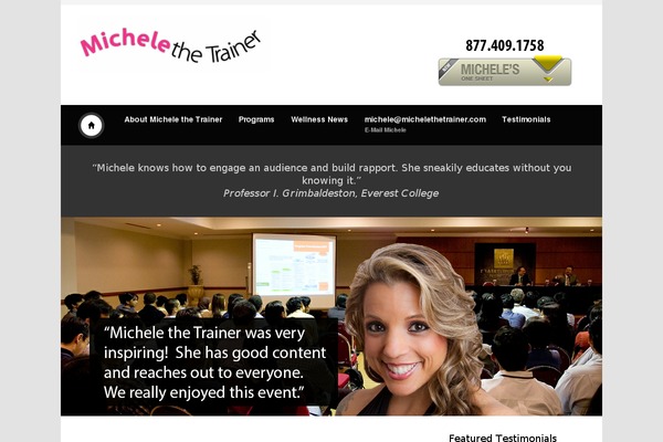Site using Floating Social Bar plugin