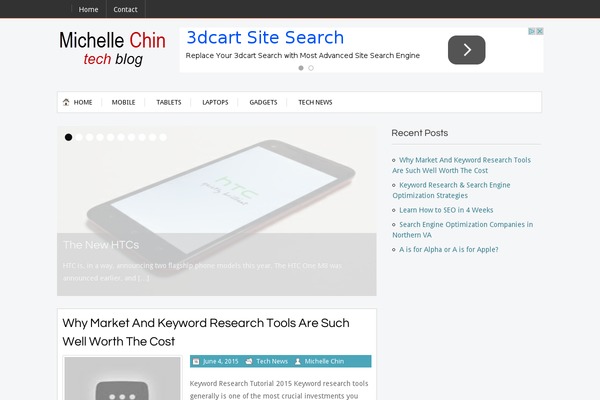 BlogsTrend theme site design template sample