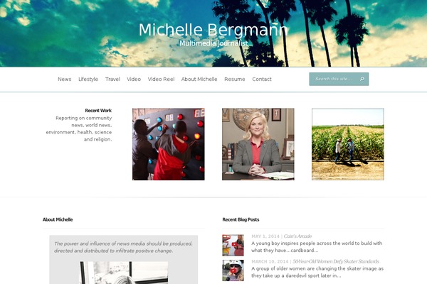Evolution theme site design template sample
