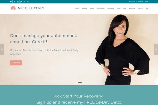 michellecorey.com site used Enfold-child-theme