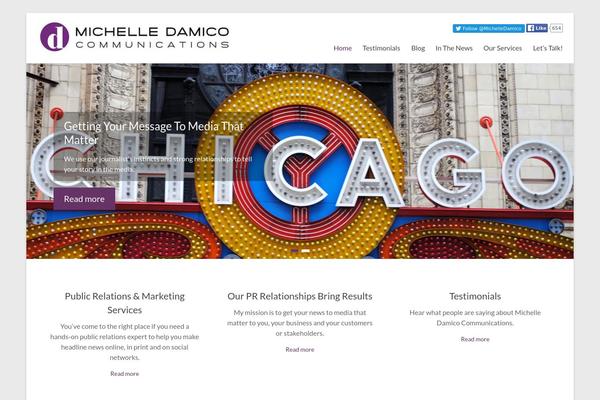 Spacious theme site design template sample