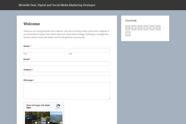 Site using Awesome Social Icons plugin
