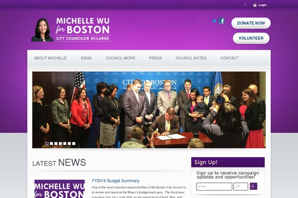 Campaign theme site design template sample