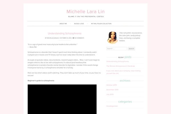 Sugar and Spice theme site design template sample