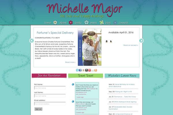 Michelle theme site design template sample