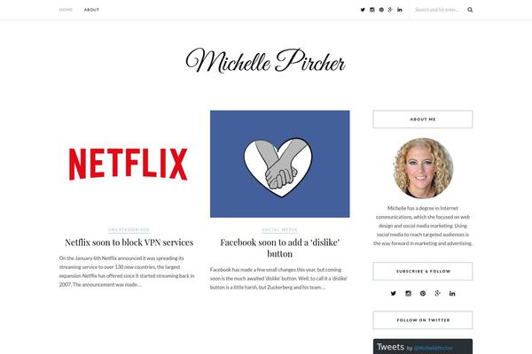 Rosemary theme site design template sample