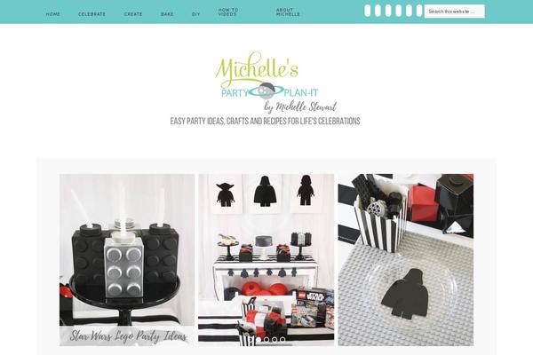 Pretty theme site design template sample