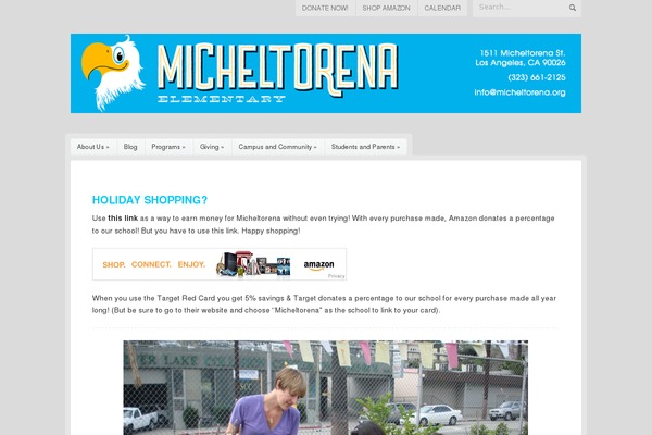 Debut theme site design template sample