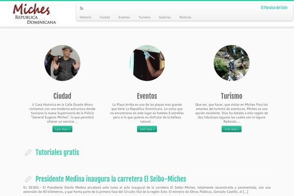 Customizr theme site design template sample