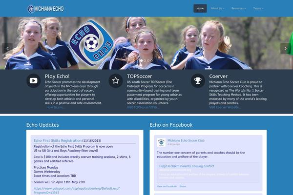 Flat Theme theme site design template sample