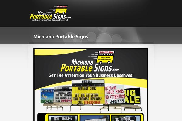 michianaportablesigns.com site used ShowTime