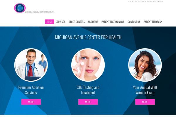 Michigan theme site design template sample