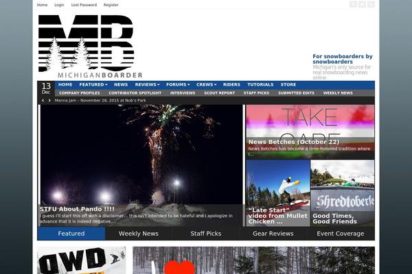 Stylebook theme site design template sample