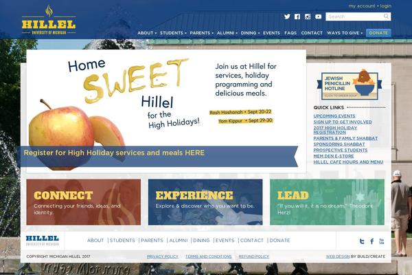michiganhillel.org site used Elevation_theme