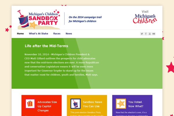 michigansandboxparty.org site used Aeolus