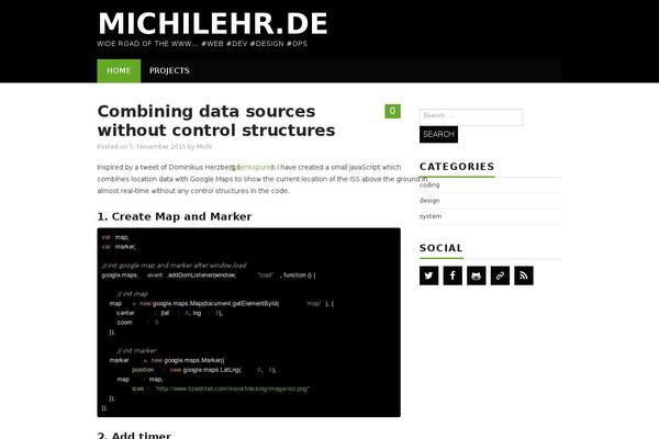Hiero theme site design template sample